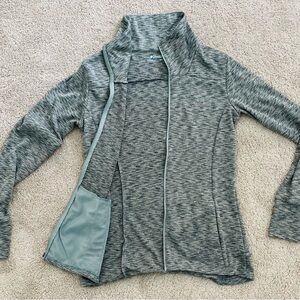 Columbia Gray Full-Zip Athletic Jacket size M
